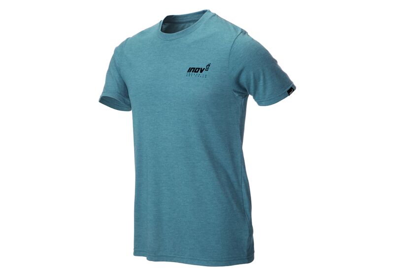 Inov-8 Tri Blend 'forged' T-Shirts Herr Blå/Gröna Rea XNRO05176